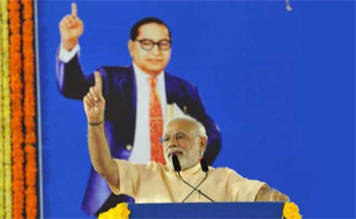 PM compares Ambedkar with Martin Luther King 